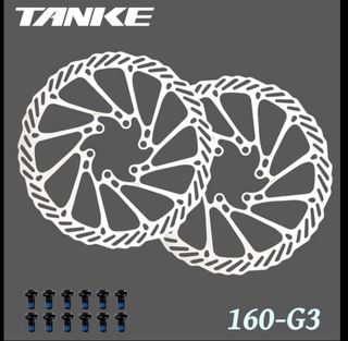 Dos discos de freno bicicleta 160mm