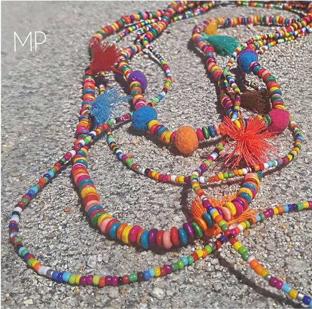 Collar multicolor 2 vueltas