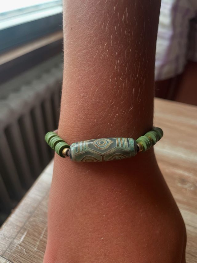 Pulsera Ojo de Tigre Verde