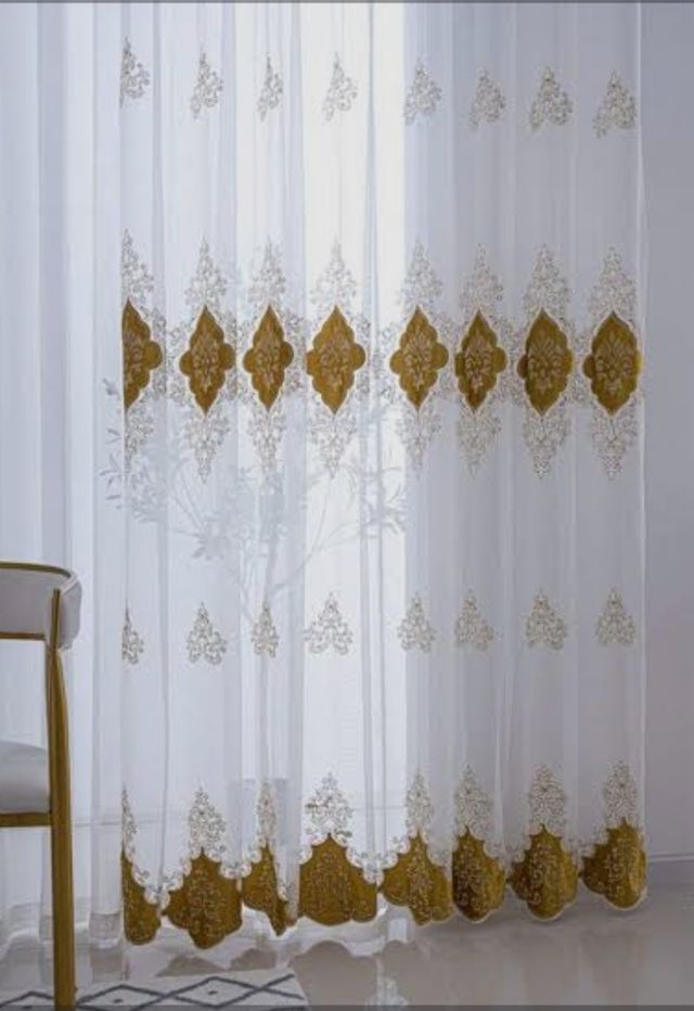 Cortinas lujo salón dormitorio - Negro plata