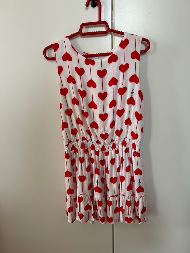 Vestidos Liujo niña - corazones rojos