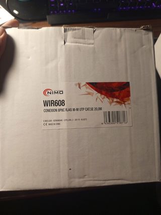 Cable NIMO WIR608 RJ45 Cat.5e 20m