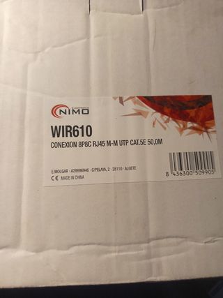 Cable NIMO RJ45 Cat5e 50m