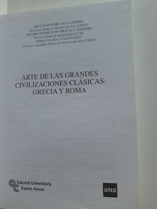 Arte de las grandes civilizaciones clásicas (UNED)