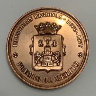 Medalla Alfonso XII: Exposicion Lugo 1877