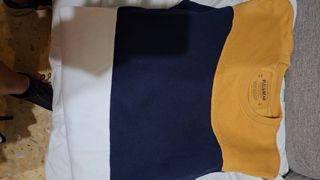 Sudadera Pull&Bear bicolor M