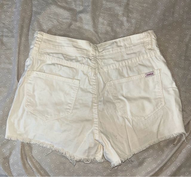 Shorts vaqueros blancos