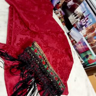 Oferta de conjunto: Fajín y cachirulo baturro rojo