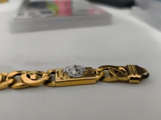 Pulsera Oro 18 k Versage Medusas , Reversible.