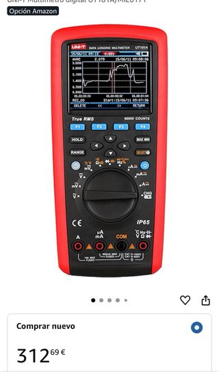 Multímetro UNI-T UT181A Data Logging