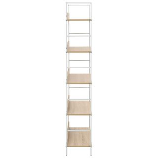 vidaXL Estantería de 5 niveles madera ingeniería 