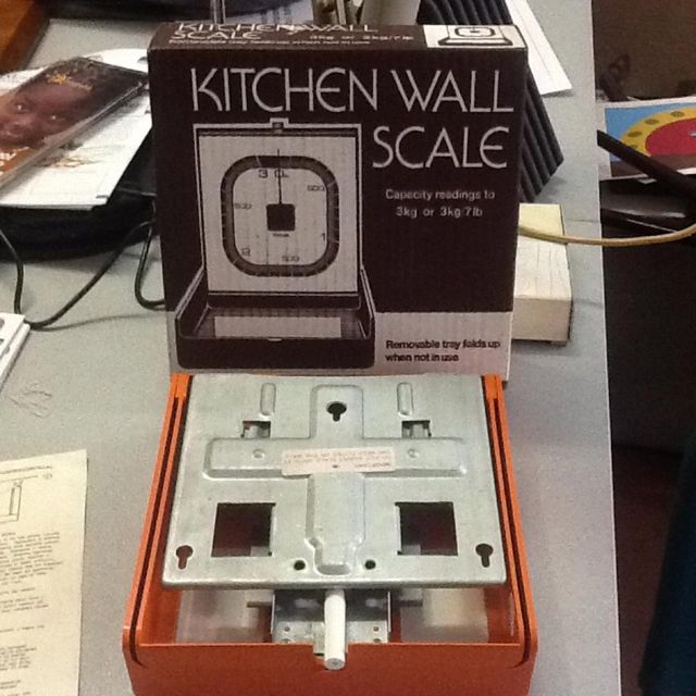 Bilancia Kitchen Wall vintage arancione