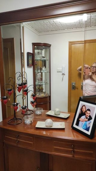 Recibidor madera - espejo