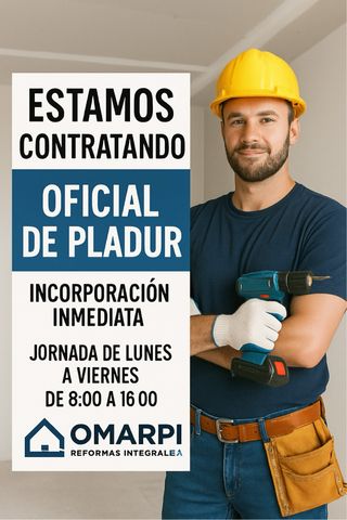 Contratamos Oficial Pladur