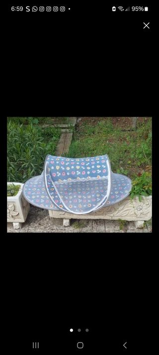 Mosquitera para cuna plegable