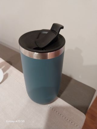 Bicchiere termico Tupperware blu