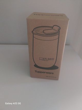 Bicchiere termico Tupperware blu