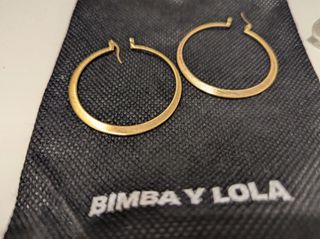 Pendientes aro Bimba y Lola dorados