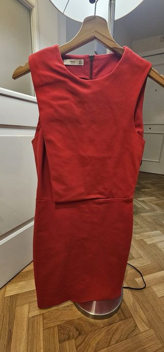 Vestido rojo Mango talla S