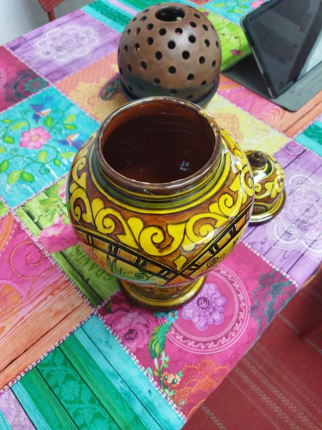 Jarrón cerámico marroquí