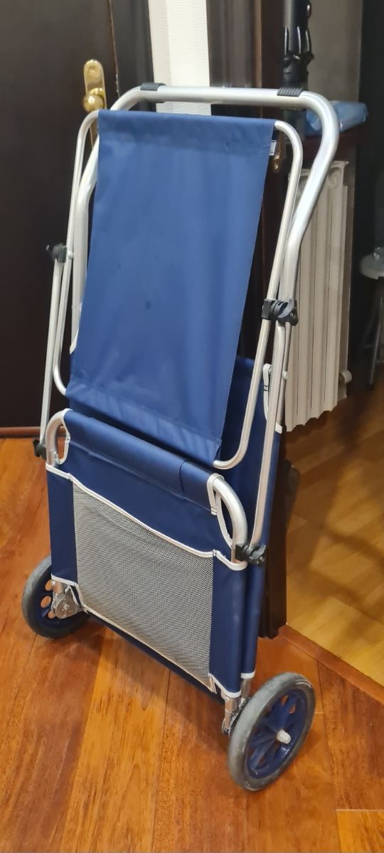 Tumbona playa carro- con ruedas