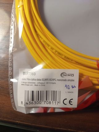 Cable Fibra Óptica NIMO 10m