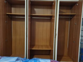 Armadio 6 ante legno bianco beige