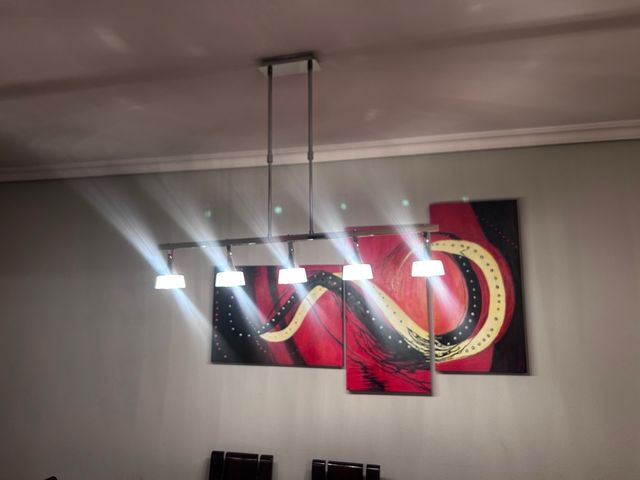 Lámpara Comedor Moderna 5 luces