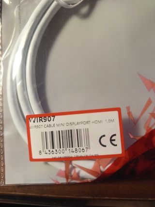 Cable Mini DisplayPort a HDMI NIMO 1m