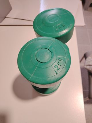 Pesas de plástico - 2kg