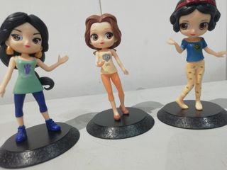 3 Princesas Disney: Muñecas kawaii