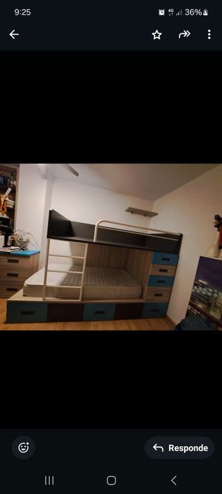 Litera juvenil - madera y metal