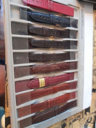  Cinturini vintage in lucertola 
