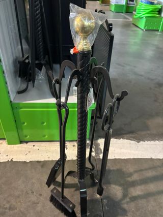 Juego herramientas chimenea - metal