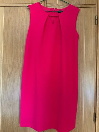 Vestido rosa fucsia, verano.