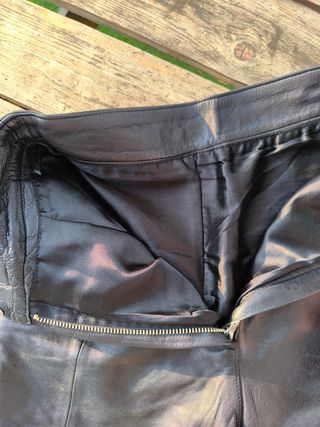Shorts cuero negros