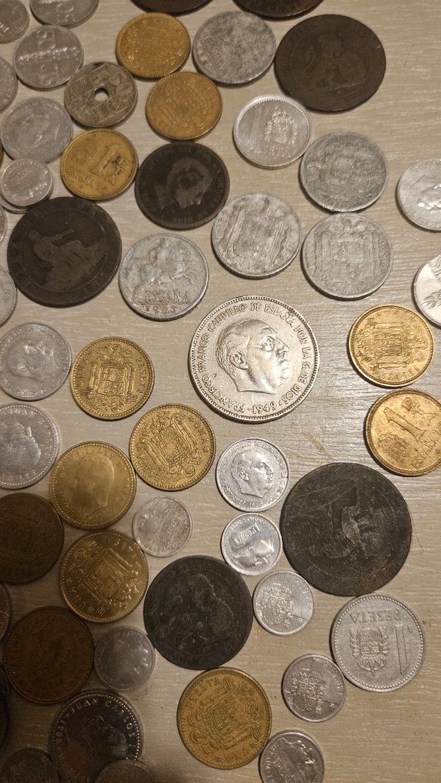 Lote Monedas Antiguas, Numismática.