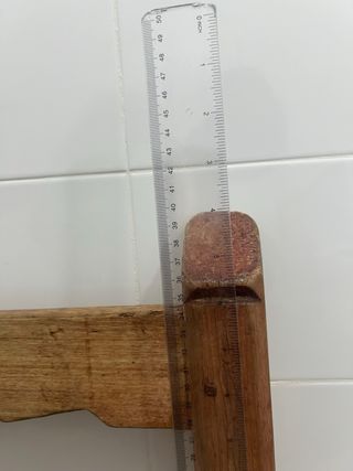 pack de 4 Sillas bajas, Vintage de Madera Mimbre