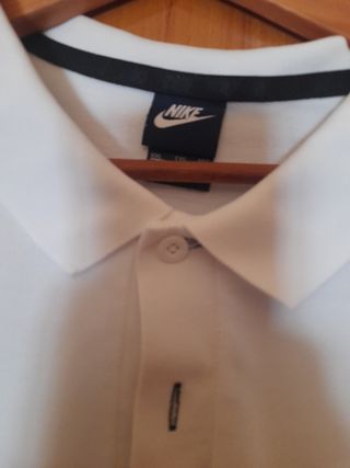 Polo Nike blanco hombre