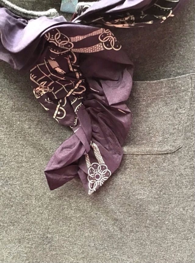 Maglietta HAUS Grigia e Viola