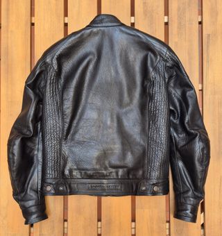 Chaqueta Black Leather BMW Motorrad talla 48