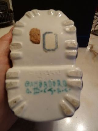 Portapiantina/Portapenne Scarpa Ceramica