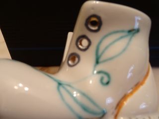 Portapiantina/Portapenne Scarpa Ceramica