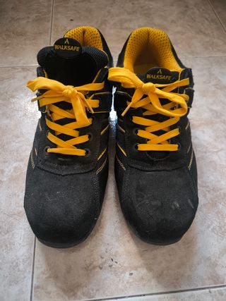 Zapatos seguridad WALKSAPE negros-amarillos