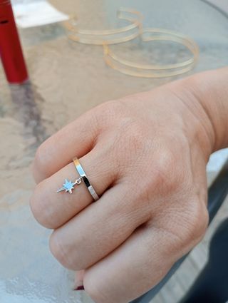 Anillo plata - Estrella