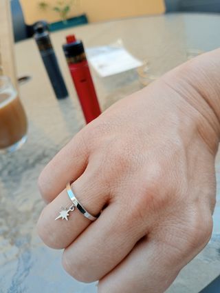 Anillo plata - Estrella