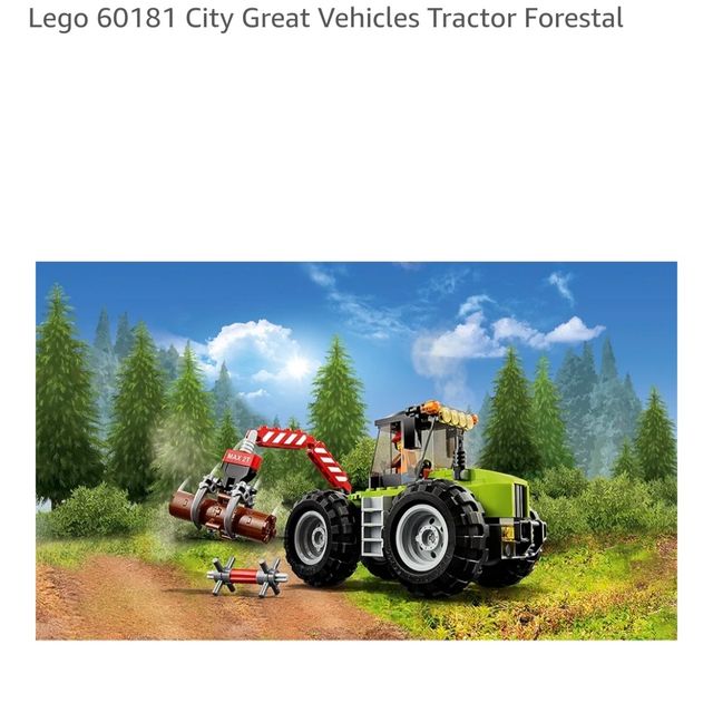 Trattore forestale Lego City 60181