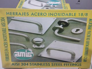 Herrajes Acero Inoxidable AISI 304