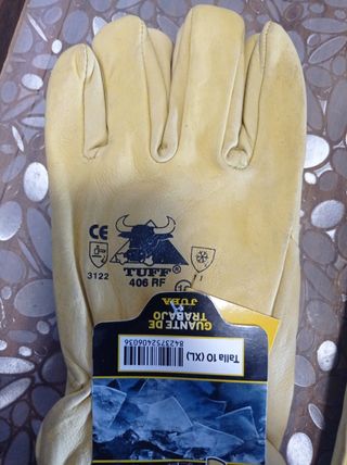 Guantes JUBA vacuno Talla 10 (XL)