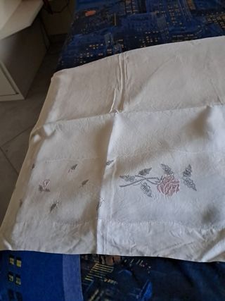 Lenzuola matrimoniali cotone bianco ricamate